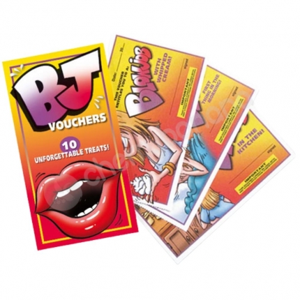 Blowjob Vouchers - Set of 10 Blowjob Vouchers - Set of 10