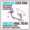 Anal Adventures Platinum Anal Prostate Ball & Vibrating C-Ring