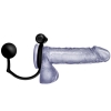 Anal Adventures Platinum Anal Prostate Ball & Vibrating C-Ring