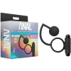 Anal Adventures Platinum Anal Prostate Ball & Vibrating C-Ring