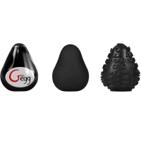 Gvibe Gegg Black Super Stretchy Pocket Masturbator