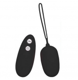Ultraseven Black Remote Control Egg Vibrator