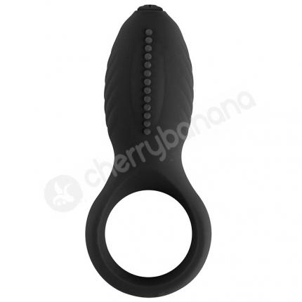 Cherry Banana Black Rocket Vibrating Cock Ring