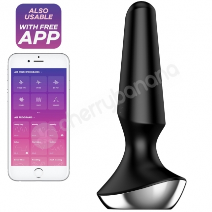Satisfyer Plug-Ilicious 2 Black 5.3" Vibrating App Controlled Butt Plug Satisfyer Plug-Ilicious 2 Black 5.3" Vibrating App Controlled Butt Plug
