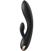 Satisfyer Double Flex G-Spot & Clitoris Flexible Black Rabbit With App Control