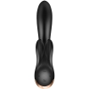 Satisfyer Double Flex G-Spot & Clitoris Flexible Black Rabbit With App Control