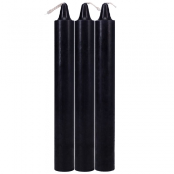 Doc Johnson Japanese Drip Candles Black 3 Pack