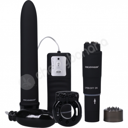 Doc Johnson Black Magic Pleasure Sex Toy 4 Piece Kit