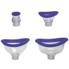 Doc Johnson Bloom Purple Automatic & Vibrating Blue Clit, Vulva, Nipple Pump