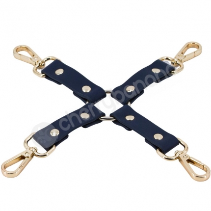 Bondage Couture Blue Gold Hog Tie Attachment