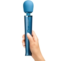 Le Wand Petite Blue Rechargeable Massager Wand With Flexible Head