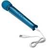 Le Wand Petite Blue Rechargeable Massager Wand With Flexible Head