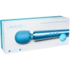 Le Wand Petite Blue Rechargeable Massager Wand With Flexible Head