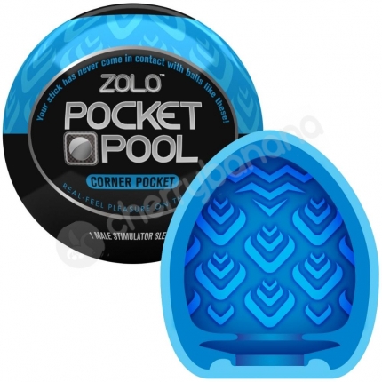 Zolo Pocket Pool Corner Pocket Masturbator Penis Sleeve