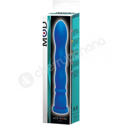 Mod Wand Blue Wave Silicone Dildo Attachment For Mod Deluxe Thruster Kit Mod Wand Blue Wave Silicone Dildo Attachment For Mod Deluxe Thruster Kit