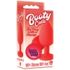 The 9's Booty Calls "Fuck Yeah" Red Silicone Butt Plug