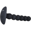 Evolved Bottoms Up Black Vibrating Anal Beads Stick
