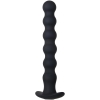 Evolved Bottoms Up Black Vibrating Anal Beads Stick