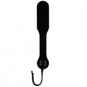 Sincerely Bow Tie Acrylic Black Paddle With Wrist Strap