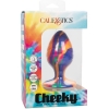 Calexotics Cheeky Large Swirl Tie-dye 3" Silicone Butt Plug