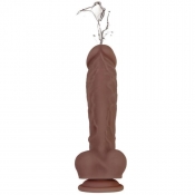 Evolved Big Shot Dildo Brown 8" Squirting Realistic Dong