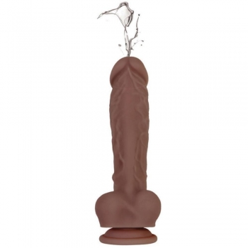 Evolved Big Shot Dildo Brown 8" Squirting Realistic Dong