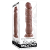 Evolved Realistic Dark 7" Brown Dong With Suction Cup Base