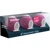 Satisfyer Masturbator Eggs Bubble Skin-Like Masturbation Sleeve 3 Pack