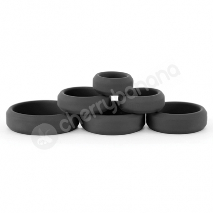 Renegade Build-A-Cage Black Cock Rings 6 Pack Renegade Build-A-Cage Black Cock Rings 6 Pack