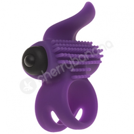 Adrien Lastic 10 Speed Powerful Twin Cock & Balls Ring