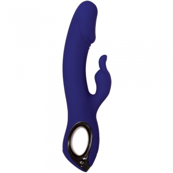 Evolved Bunny Buddy Blue Large Intense Dual Stimulation Rabbit Vibrator