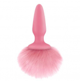 Bunny Tails Pink Fluffy Butt Plug