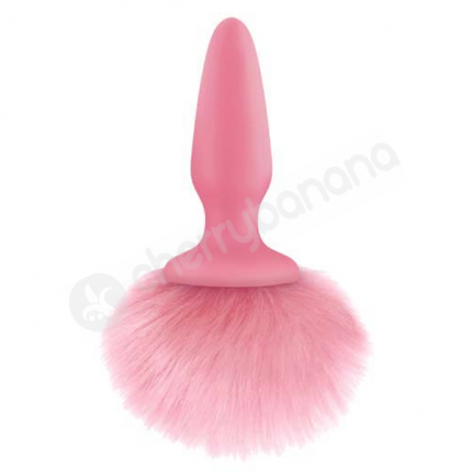 Bunny Tails Pink Fluffy Butt Plug