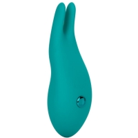 Calexotics Pixies Bunny Teal Curved Clit Stimulating Vibrator