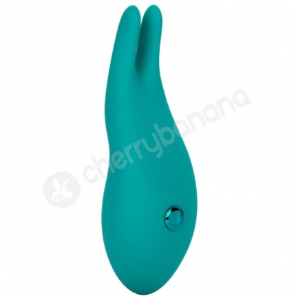 Calexotics Pixies Bunny Teal Curved Clit Stimulating Vibrator Calexotics Pixies Bunny Teal Curved Clit Stimulating Vibrator