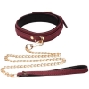 Master Series 6 Piece Burgundy Velvet Bondage Set