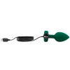 B-Vibe Vibrating Jewel M/L Emerald Butt Plug With Remote Control