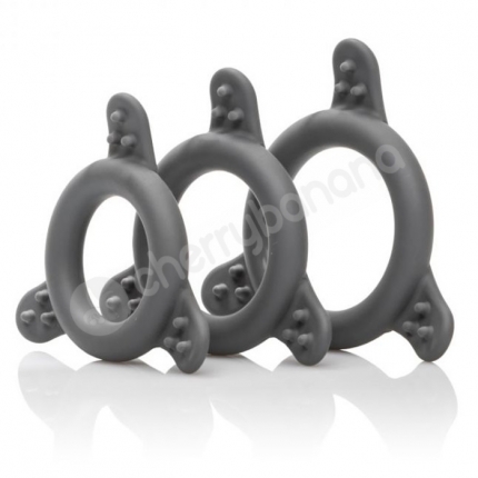 Pro Series Silicone Cock Ring Set