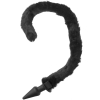 Tailz Bad Kitty Black Silicone Cat Tail 4" Anal Plug With Bullet Holders