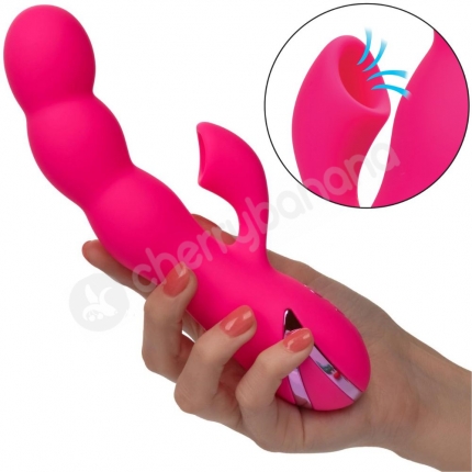 California Dreaming Oceanside Orgasm Pink Rabbit Vibrator With Clitoral Suction California Dreaming Oceanside Orgasm Pink Rabbit Vibrator With Clitoral Suction