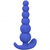 Calexotics Cheeky X-6 Beads Flexible Blue Silicone Anal Beads