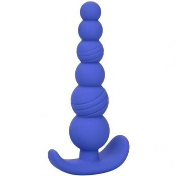 Calexotics Cheeky X-6 Beads Flexible Blue Silicone Anal Beads