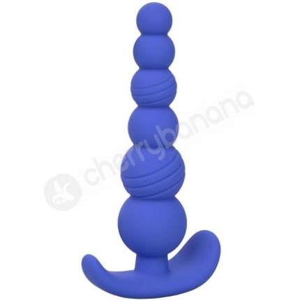 Calexotics Cheeky X-6 Beads Flexible Blue Silicone Anal Beads