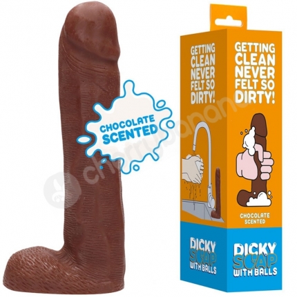 S-Line Dicky Soap With Balls Chocolate Scented Novelty Hand Soap