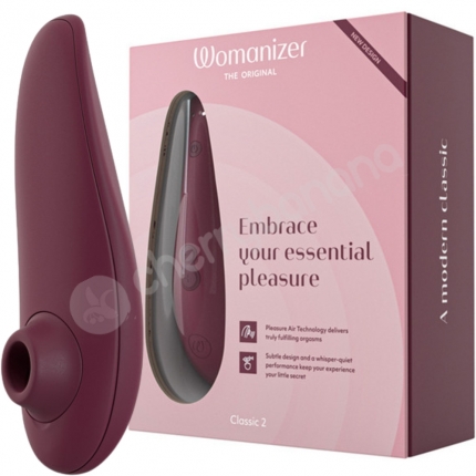 Womanizer Classic 2 Bordeaux Pleasure Air Clit Stimulator