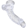 King Cock Clear 7.5" Cock With Balls Flexible Dong