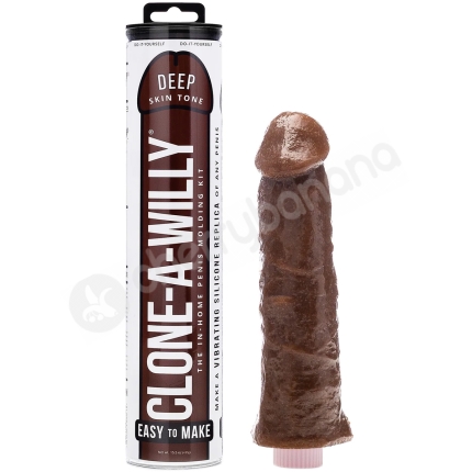 Clone-A-Willy Vibrator Moulding Kit Deep Skin Tone