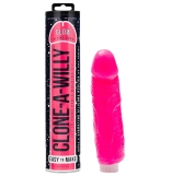 Clone-A-Willy Glow In The Dark Vibrator Moulding Kit Pink
