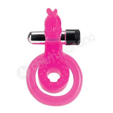 Rabbit Pink Cock & Ball Harness Ring