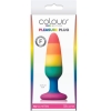 Colours Rainbow Pride Edition 3.4" Pleasure Small Silicone Butt Plug